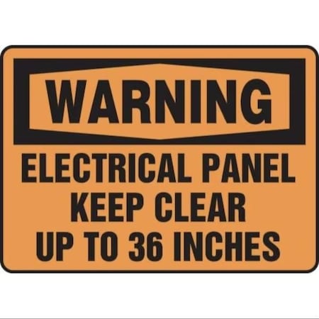 Accuform OSHA WARNING SAFETY SIGN ELECTRICAL FRMELC308VS FRMELC308VS